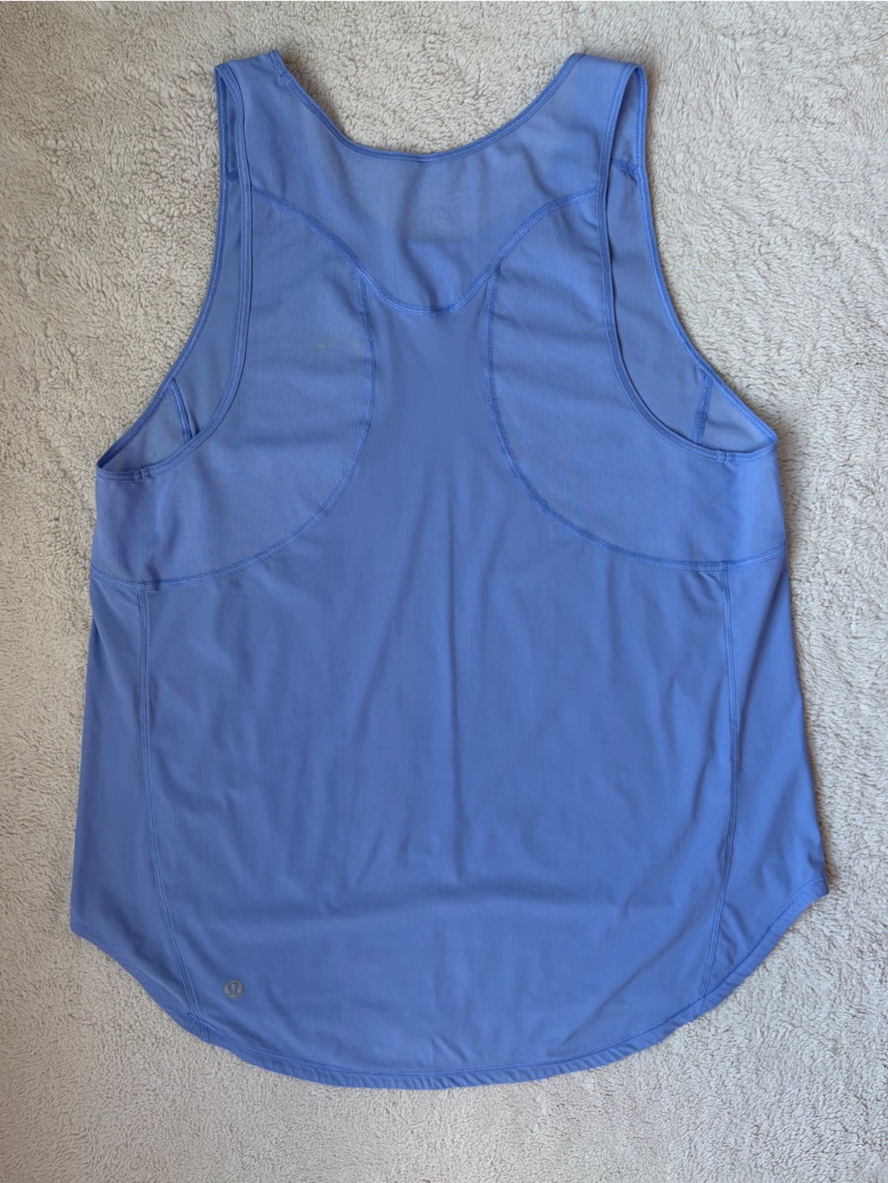 Lululemon Light Blue Periwinkle Women's Sculpt Tank II Top Size 10 - Picture 5 of 9